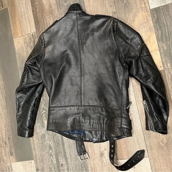 Vintage Black Leather Studded Motorcycle Jacket | Women’s M | Biker Punk Eclair - Picture 16 of 16